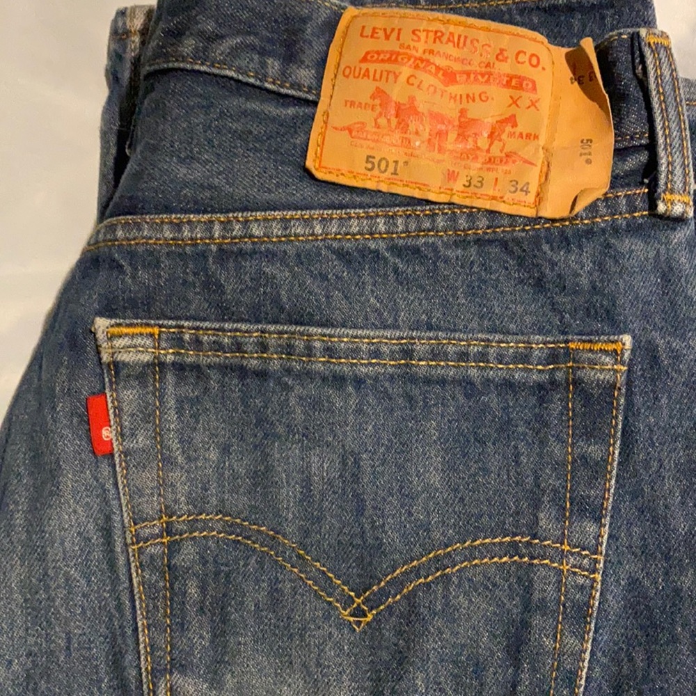 Levi’s men’s size 33 x 34 501 s